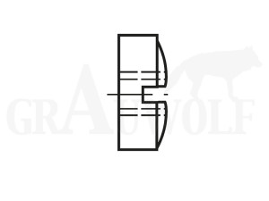 Recknagel (00000-3770) Kontermutter für Flintenabzüge