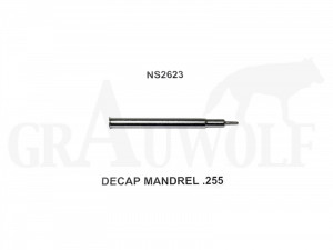Lee (NS2623) Ausstoßerstange .255 / 6,5 mm für Deluxe / Collet Hülsenhalskalibriermatrize
