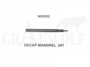 Lee (NS2622) Ausstoßerstange .241 / 6 mm für Deluxe / Collet Hülsenhalskalibriermatrize