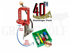 Lee Breech Lock Challenger 40th Aniversary Einstationenpresse mit .45 ACP Matrizensatz