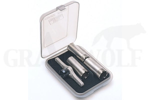 MTM Klappdeckel Etui für 3 Wechselchokes grau transparent MTM Klappdeckel Etui für 3 Wechselchokes grau transparent