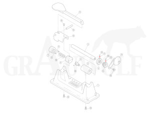 RCBS (09410) Messingpuffer für Schraube 8-32 / 1/8 Einstellring Trim Pro