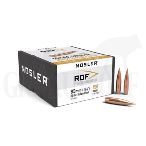 .264 / 6,5 mm 150 gr / 9,7 g Nosler HPBT RDF Match Geschosse 100 Stück