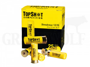 12/70 2 mm Topshot Competition Streukreuz 24 g 25 Stück