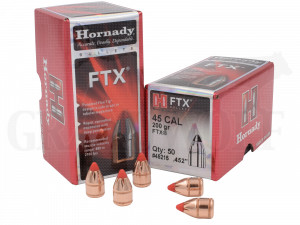 .452 / 11,48 mm 200 gr / 13,0 g Hornady FTX Geschosse 50 Stück für .460 S&W