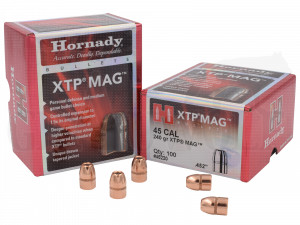 .452 / 11,5 mm 240 gr / 15,6 g Hornady XTP Mag Geschosse 100 Stück
