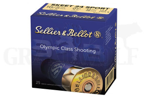 16/70 2,4 mm 24 g Sellier & Bellot Sport Skeet Patronen 25 Stück