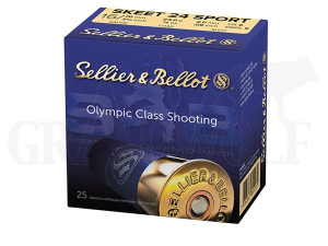 16/70 2,4 mm 24 g Sellier & Bellot Sport Skeet Patronen 25 Stück