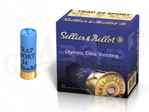 16/70 2,4 mm 24 g Sellier & Bellot Sport Trap Patronen 25 Stück