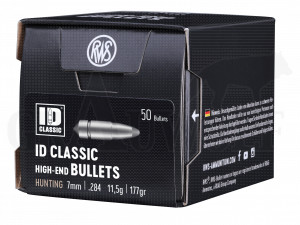 .284 / 7 mm 177 gr / 11,5 g RWS ID Classic Geschosse 50 Stück