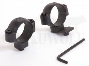 Leupold QR Ringe 30 mm hohe Ausführung gekröpft matt