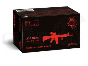 .223 Remington 55 gr / 3,5 g GECO DTX Vollmantel Patronen 150 Stück