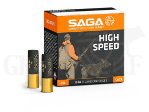 Saga High Speed Schrotpatronen 12/70 25 Stück 36 g 3,75mm