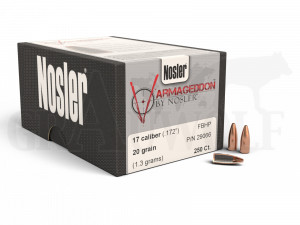 .172 / 4,5 mm 20 gr / 1,3 g Nosler FBHP Varmageddon Geschosse 250 Stück