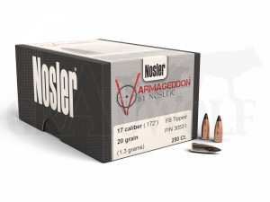 .172 / 4,5 mm 20 gr / 1,3 g Nosler FB Tip Varmageddon Geschosse 250 Stück