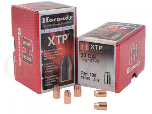 .309 / 7,85 mm 90 gr / 5,8 g Hornady HP/XTP Geschosse 100 Stück