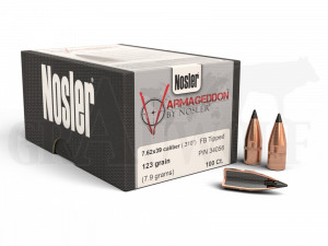 .310 / 7,85 mm (7,62x39) 123 gr / 8,0 g Nosler Tipped Varmageddon Geschosse 100 Stück