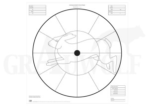 Anschußscheibe Nr. DJV A 18 für Schrot