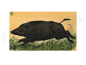 DJV-Scheibe Nr.6 Überläufer - 2-teilig