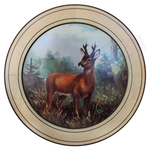 Ehrenscheibe Bock im Wechselrahmen 50 cm