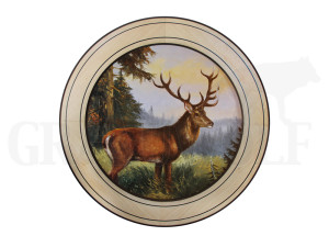 Ehrenscheibe Hirsch im Wechselrahmen 50 cm
