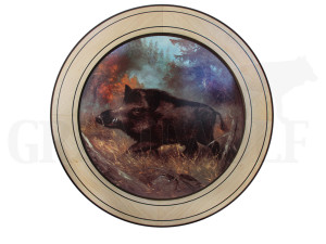 Ehrenscheibe Sau im Wechselrahmen 50 cm Ehrenscheibe Sau im Wechselrahmen 50 cm