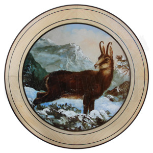 Ehrenscheibe Gams im Wechselrahmen 50 cm Ehrenscheibe Gams im Wechselrahmen 50 cm