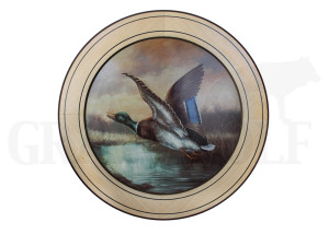 Ehrenscheibe Ente im Wechselrahmen 50 cm