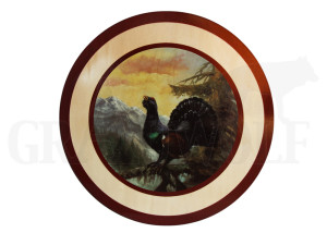 Ehrenscheibe Auerhahn 35 cm Sperrholz
