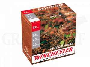 Winchester Special Fibre 12/70 2,75 mm Bleischrotpatronen Streu 25 Stück