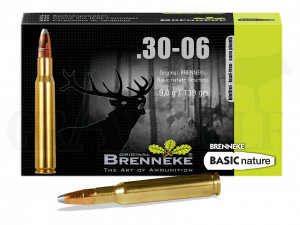 .30-06 Springfield 139 gr / 9 g Brenneke Basic Nature Patronen 20 Stück