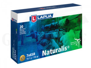 7x65R 156 gr / 10,1 g Lapua Naturalis Bleifrei Patronen 20 Stück