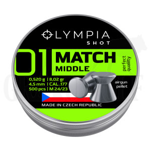 Olympia Shot Match Middle 4,5 mm Diabolo