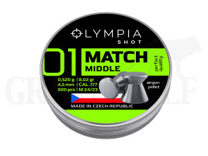 Olympia Shot Match Middle 4,5 mm Diabolo Olympia Shot Match Middle 4,5 mm Diabolo