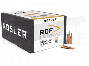 .264 / 6,5 mm 130 gr / 8,4 g Nosler HPBT RDF Match Geschosse 500 Stück