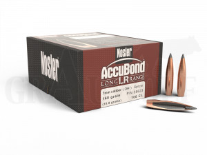 .284 / 7 mm 168 gr / 10,9 g Nosler Accubond Longrange Geschosse 100 Stück