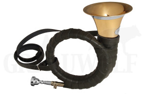 Fürst-Pless-Horn mit Lederumwicklung und Stimmzug