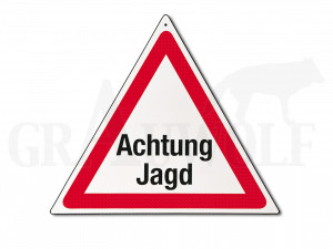 AKAH Warnschild Achtung Jagd