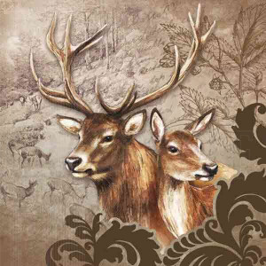 Wandtattoo Hirsch Mit Hirschgeweih Wandtattoos De