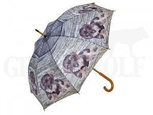 Regenschirm Motiv Rauhhaardackel 115 cm
