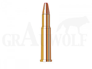 .30-30 Winchester 175 gr / 11,3 g Hornady Sub-X Teilmantelhohlspitzpatronen Unterschall 20 Stück