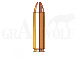 .450 Buchmaster 395 gr / 25,6 g Hornady Sub-X Teilmantelhohlspitzpatronen Unterschall 20 Stück