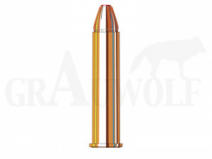 .45/70 Government 410 gr / 26,6 g Hornady Sub-X Teilmantelhohlspitzpatronen Unterschall 20 Stück