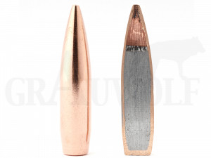 .224 / 5,6 mm 75 gr / 4,9 g Hornady BTHP Match Geschosse 100 Stück