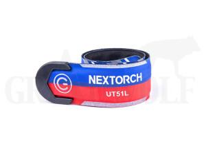 Nextorch UT51L Rot-blau blinkendes Warn-Signalband USB
