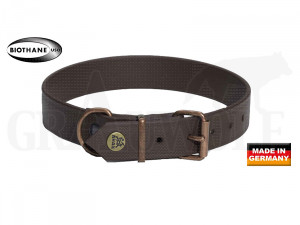 AKAH BioThane Hundehalsband braun 40 cm