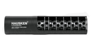 Hausken Schalldämpfer JAKT JD 224 Ti HYBRID TITAN Schwarz Kal. 8,6 mm / .338