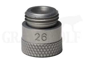 RCBS Matchmaster Pulvertrichter Adapter Kaliber .26 / 6,5 mm