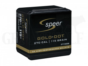 .277 / 7 mm (6.8) 115 gr / 7,5 g Speer Gold Dot SP Geschosse 50 Stück