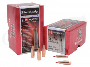 .308 / 7,62 mm 155 gr / 10,0 g Hornady ELD-Match Geschosse 100 Stück